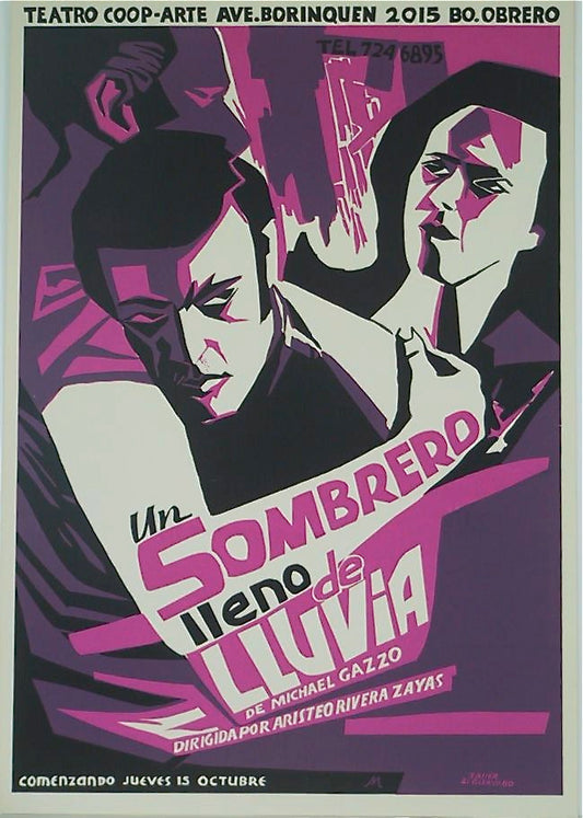 Cartel - Un sombrero lleno de lluvia