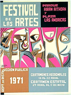 Cartel - Festival de las Artes 1971