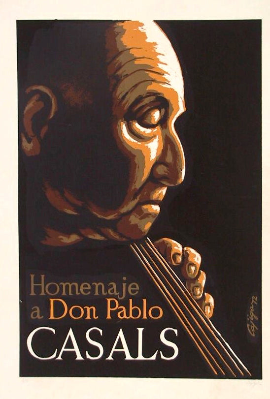 Cartel - Homenaje a Don Pablo Casals