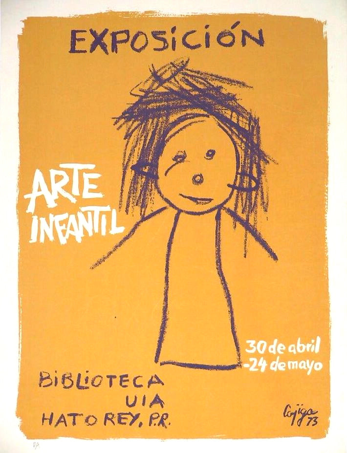 Cartel -Exposición Arte Infantil