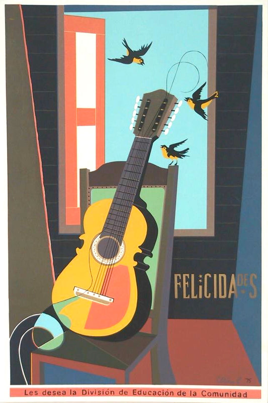 Cartel -Felicidades 1975