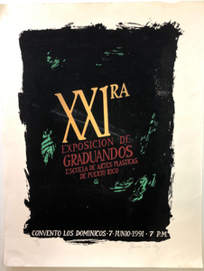 Cartel - XXIra Exposición de Graduandos EAP