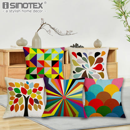 Cushion Cover Colorful Geometric