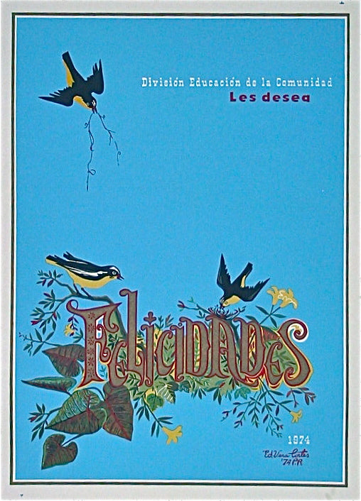 Cartel - Felicidades 1974