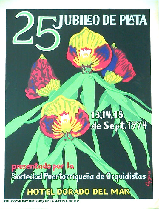 Cartel - 25 Jubileo del Plata 1974