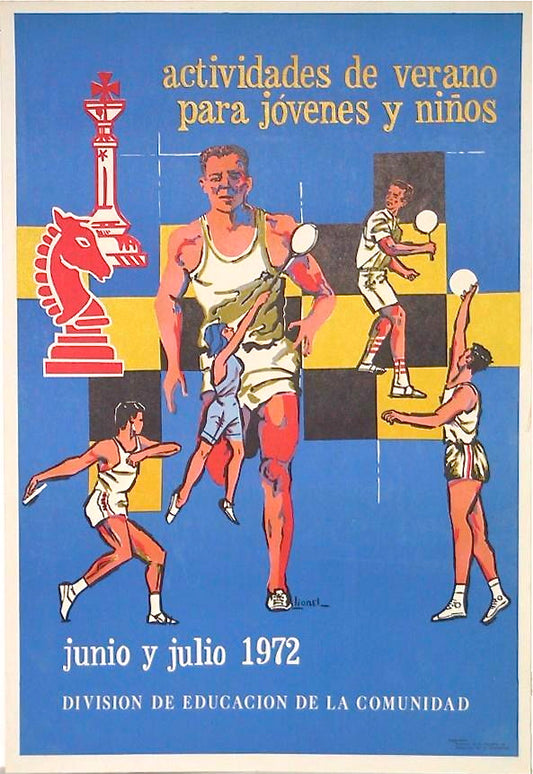 Cartel - Actividades de verano 1972