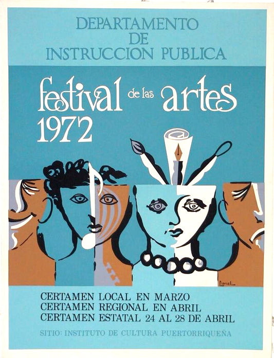 Cartel - Festival de las Artes 1972
