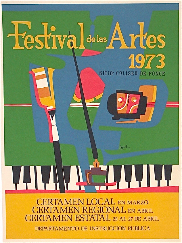Cartel -Festival de las Artes 1973