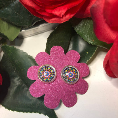 Mandala bracelet and earrings