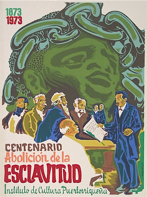 Cartel - Centenario Abolición de la Esclavitud 1973
