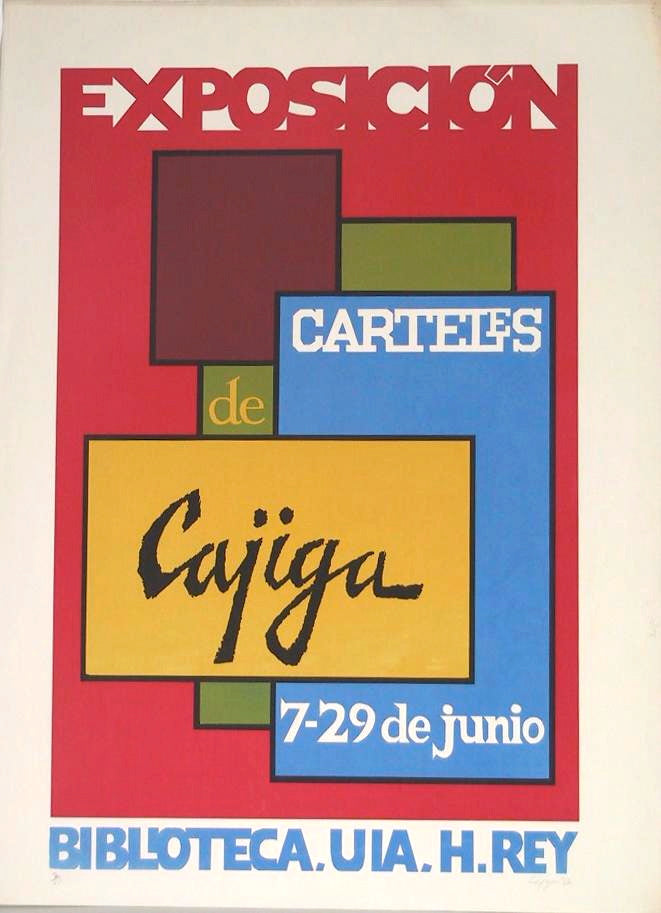 Cartel - Exposición Carteles de Cajiga