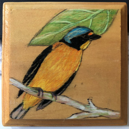 Artesanía - Pájaro  "Jilguero"