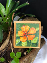 Artesanía - Flor de maga roja 1