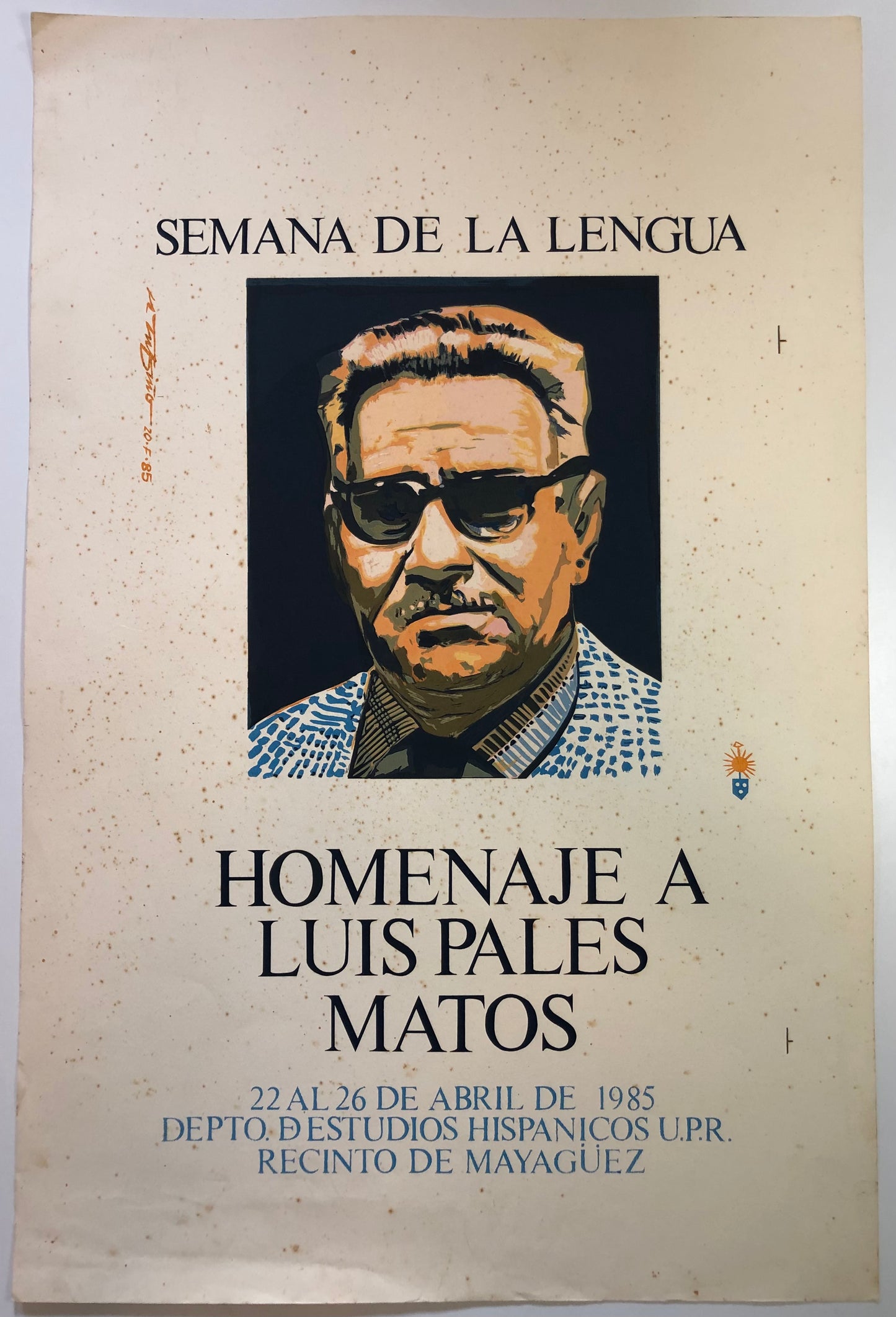 Cartel - Semana de la Lengua