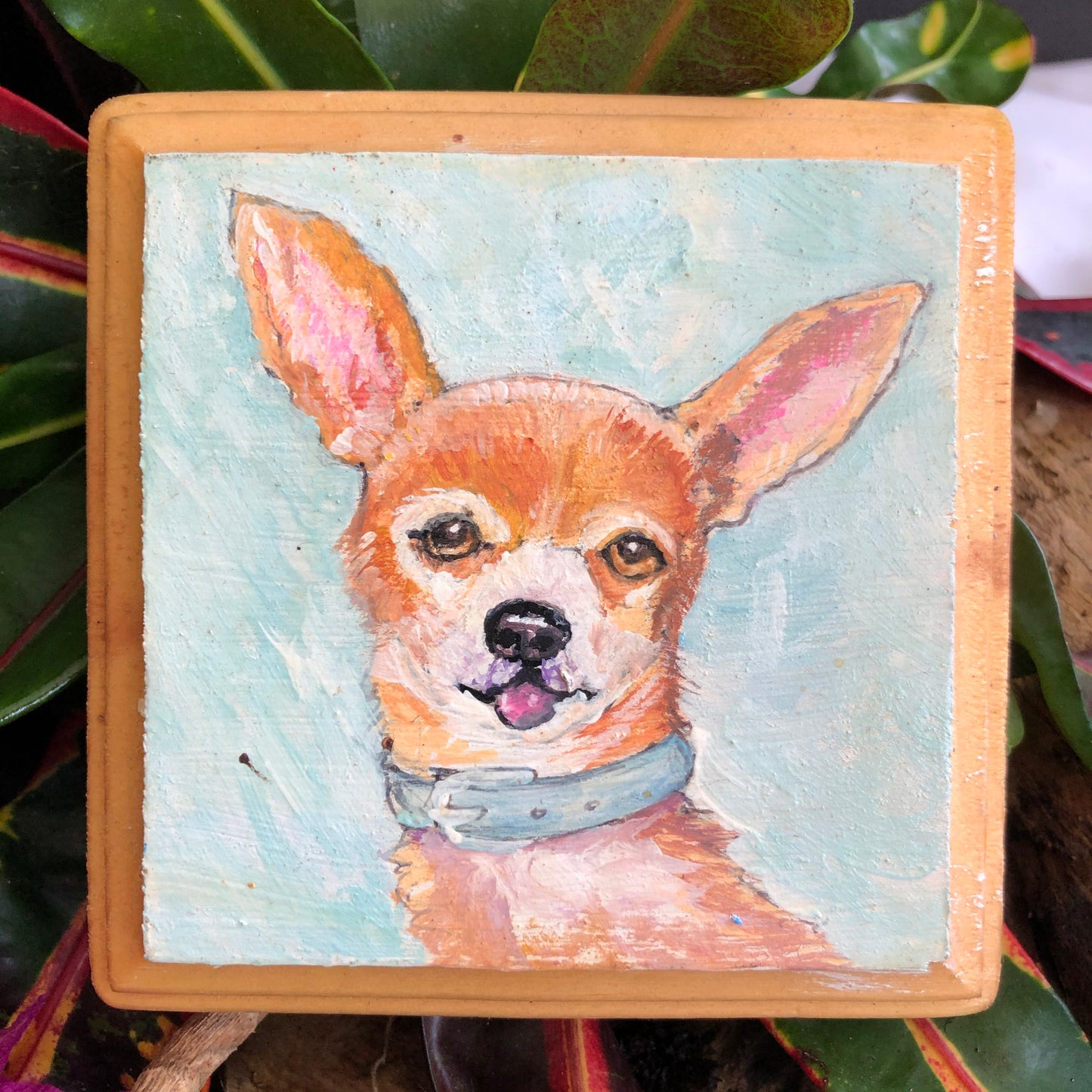 Artesanía -  "Dog pink"
