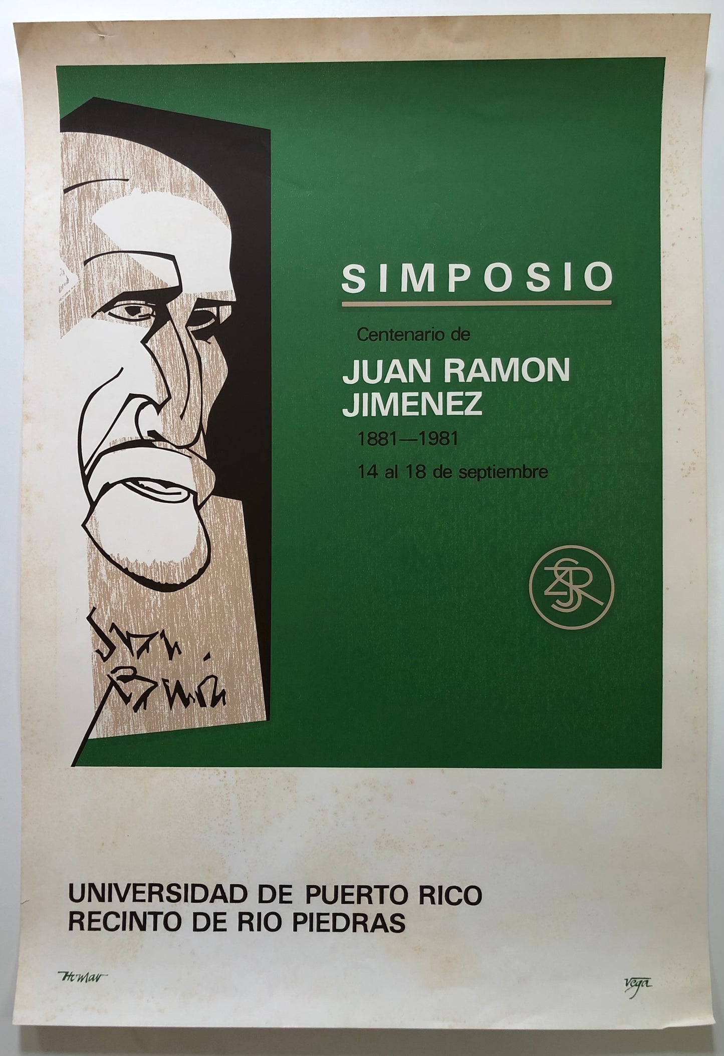 Cartel - Simposio Centenario Juan Ramón Jiménez
