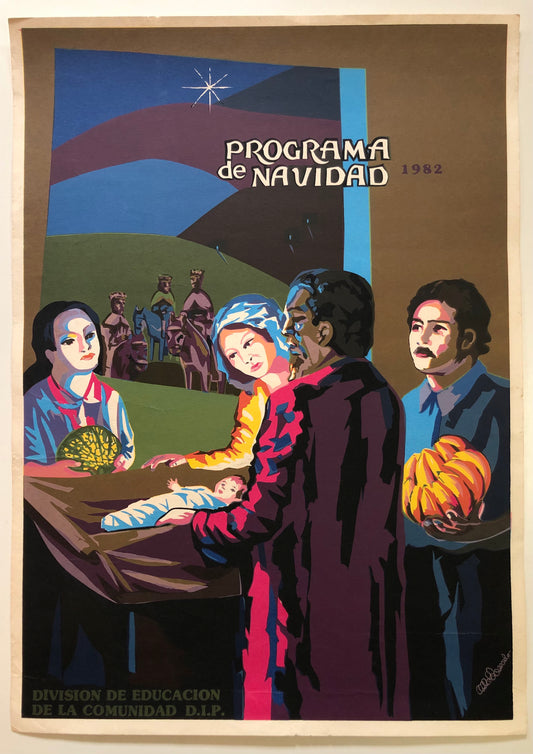 Cartel - Programa de Navidad 1982