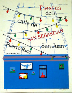Cartel - Fiestas de la Calle San Sebastián 1985
