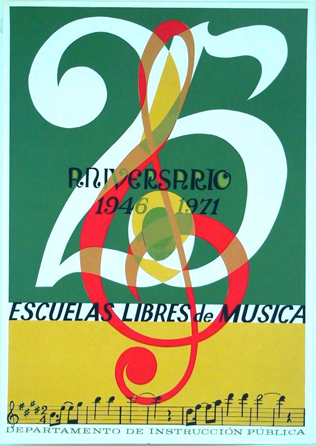 Cartel - 25 Aniversario Escuelas Libres de Musica