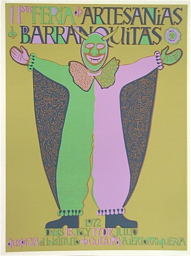 Cartel - 11ma Feria de Artesanías de Barranquitas 1972
