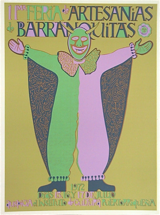 Cartel - 11ma Feria de Artesanías de Barranquitas 1972