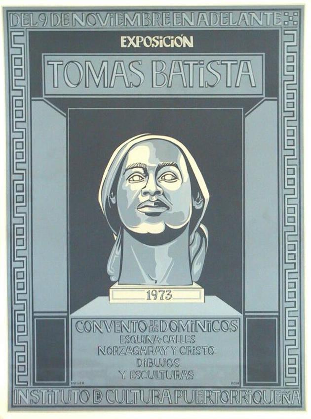 Cartel - Exposición Tomás Batista 1973