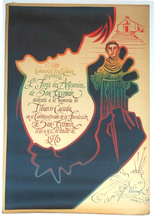 Cartel - 1ra Feria de Artesanías de San Germán