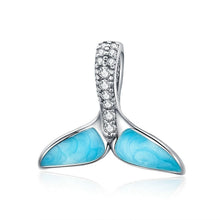925 Sterling Silver Fish Tail Cute Mermaid