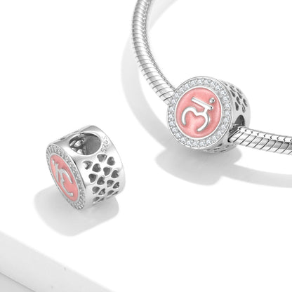 925 Sterling Silver Color Chakra Yoga Charm