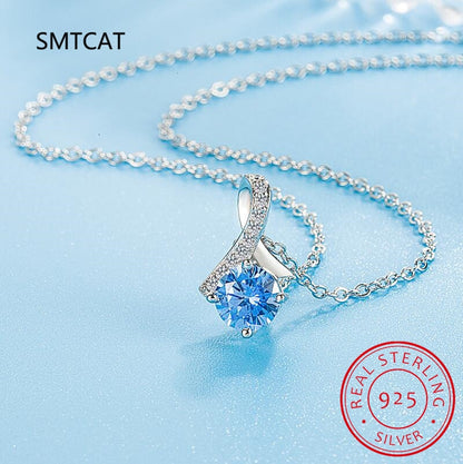 925 Sterling Silver Pearl Crystal Mermaid Charm