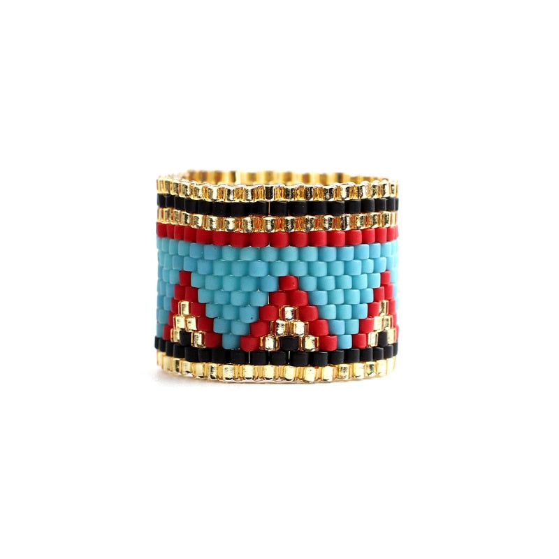 Boho Bead Ring