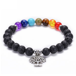 7 Healing Chakra Heart Bracelets