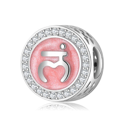 925 Sterling Silver Color Chakra Yoga Charm