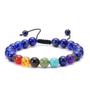 7 Healing Chakra Heart Bracelets