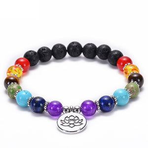 7 Healing Chakra Heart Bracelets