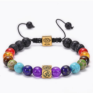 7 Healing Chakra Heart Bracelets