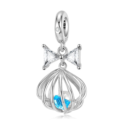 925 Sterling Silver Blue Sea World Mermaid