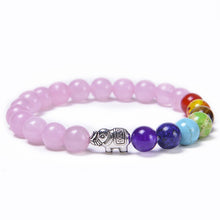 7 Healing Chakra Heart Bracelets