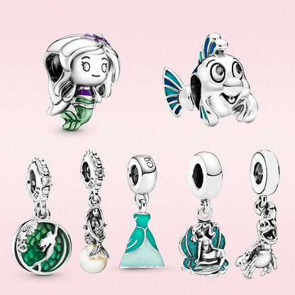 925 Sterling Silver Little Mermaid Ariel
