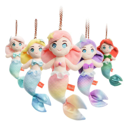 16.5CM Mermaid Plush Keychain,