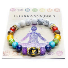 7 Healing Chakra Heart Bracelets