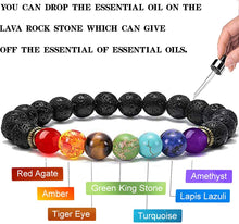 7 Healing Chakra Heart Bracelets