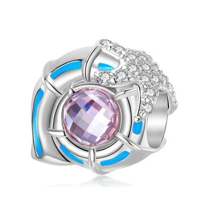 925 Sterling Silver Blue Sea World Mermaid