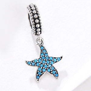 925 Sterling Silver Fish Tail Cute Mermaid