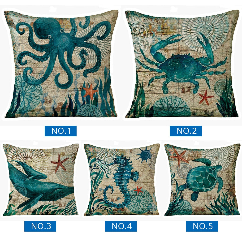 Ocean Cushion Cover