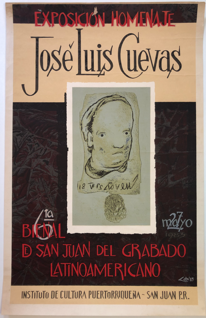 Cartel - Exposición José Luis Cuevas