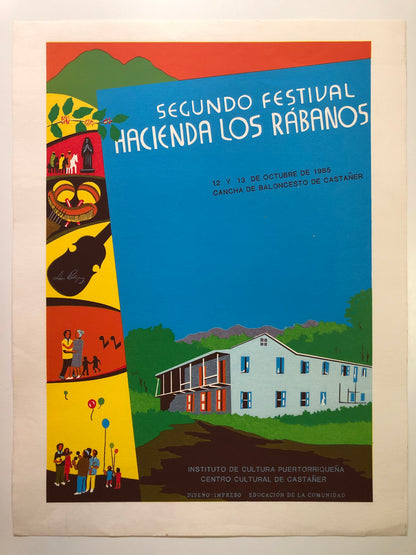 Cartel - Segundo Festival Hacienda los Rábanos