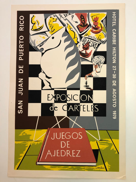 Cartel Ajedrez - Exposición de Carteles Juegos de Ajedrez