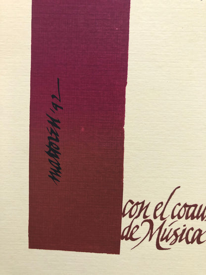Cartel -Música los miércoles