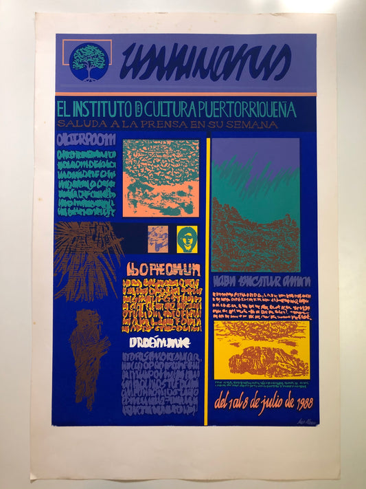 Cartel - Saludo a la prensa en su semana